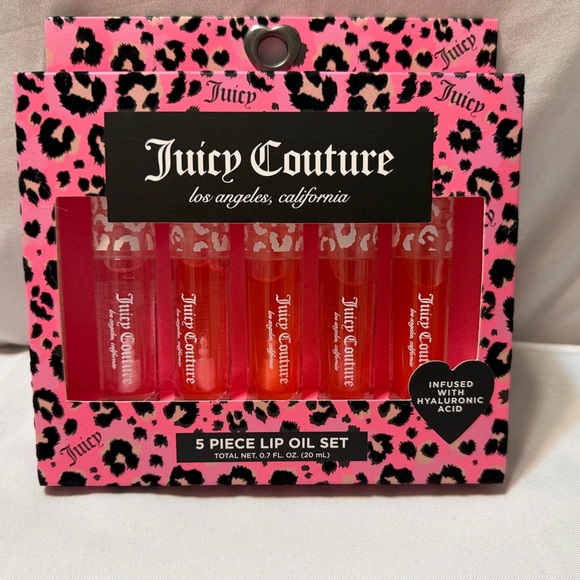 Juicy Couture Other - Juicy Couture 5-Piece Lip Oil Set - pink shades